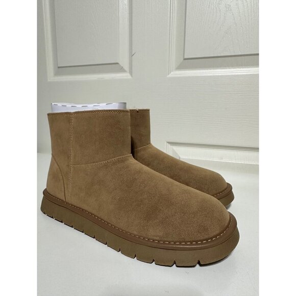 Universal Thread May Ankle Boots Memory Foam Color Tan size 10 NWT - Picture 1 of 5